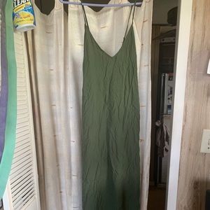 NWT OLD NAVY GREEN MAXI DRESS XL
